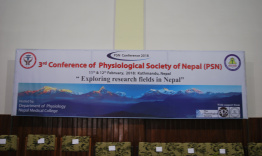 Glimpses of the Third Conference of the Physiological Society of Nepal - 2018 (Nepal Medical College, Kathmandu)